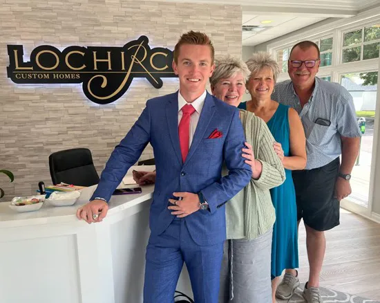 Clients working with Evan Bassy at LoChirco Realty