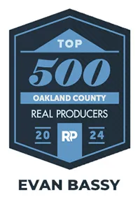 Evan Bassy voted in the top 500 Oakland County Real Estate Producers